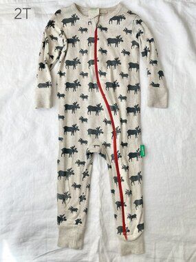 🪴5/$30 Parade 2T Toddler Moose Zipper Sleeper